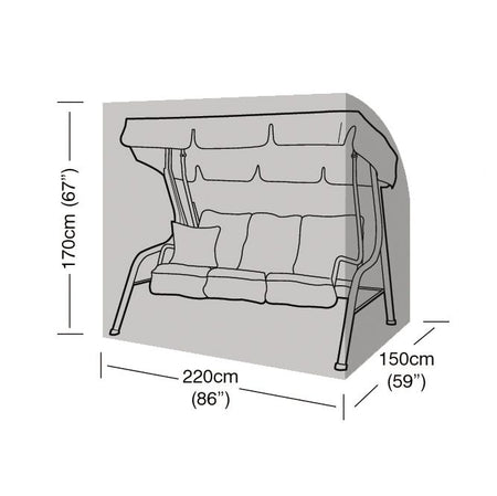 3 Seat Garden Swing Seat Cover