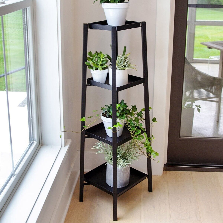 Panacea Large (120cm) 4 Tier Tower Folding Indoor Plant Stand (*** Warehouse Second)
