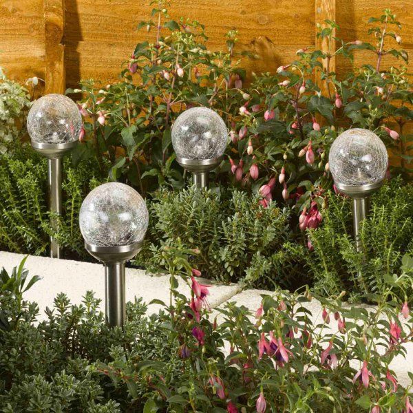 Colour Changing Solar Powered Garden Patio Stake Lights