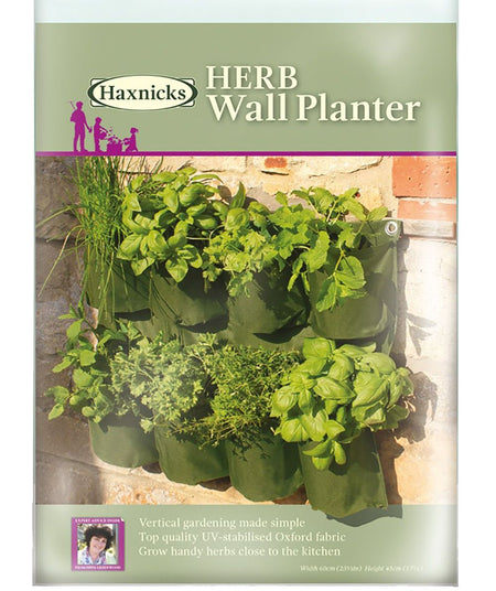 Haxnicks Herb Wall Garden Planter - Hanging Planter