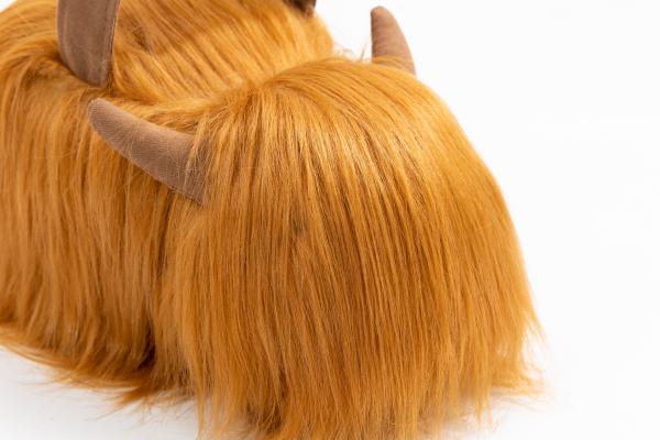 Highland Cow Door Stopper With Synthetic Fur
