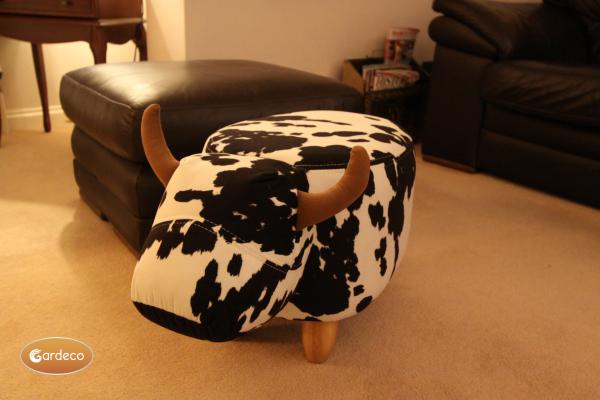 Cow Footstool