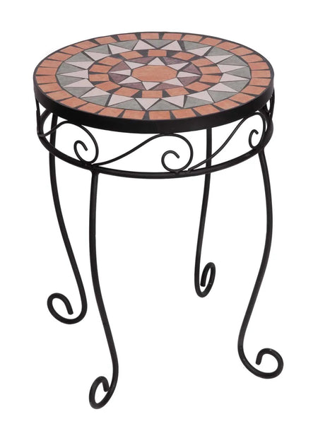 Mosaic Plant Stand 42cm Tall