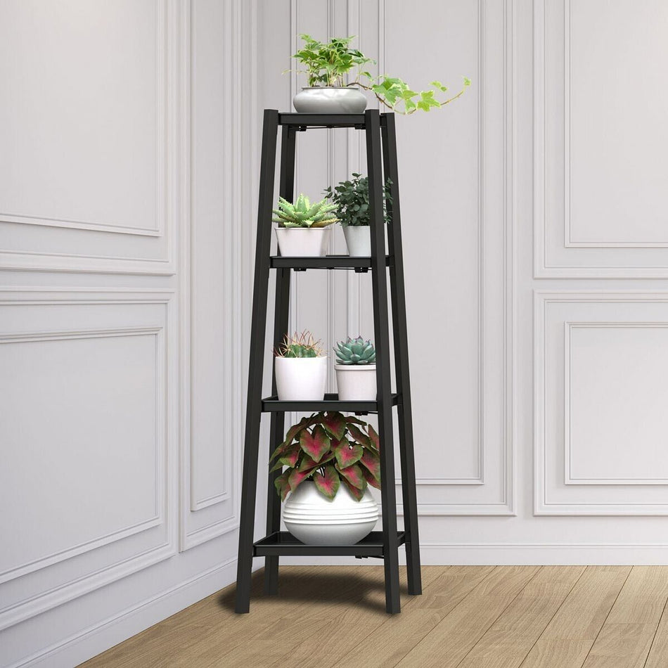 Panacea Large (120cm) 4 Tier Tower Folding Indoor Plant Stand (*** Warehouse Second)