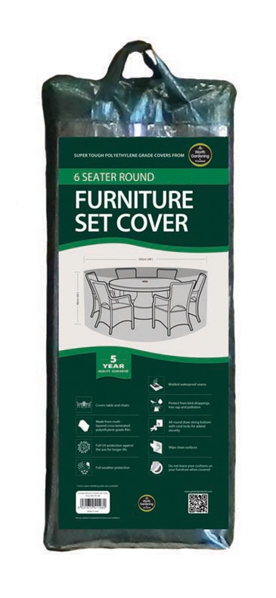 Patio Outdoor Furniture Set Cover Green Round