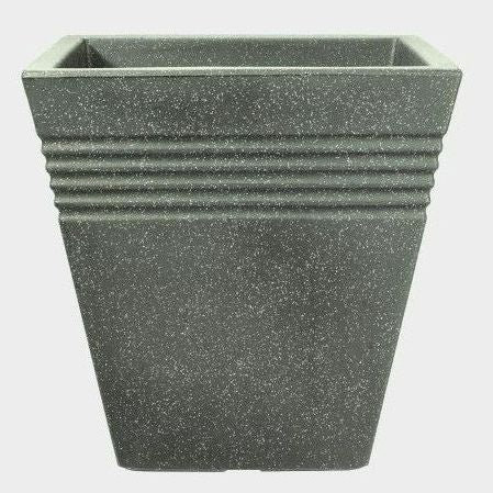 Piazza Large Garden Planter in Marble Green