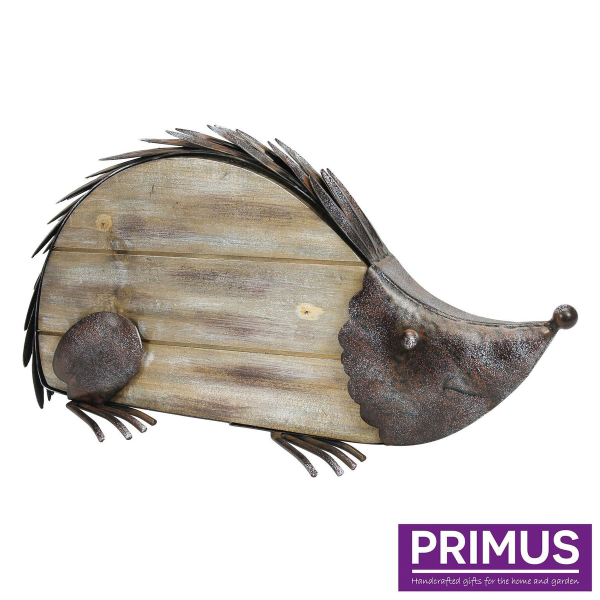 Primus Rustic Hedgehog Garden Ornament