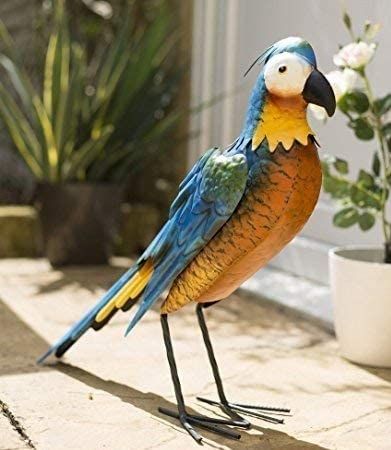 Rio Colourful Bird Metal Garden Ornament