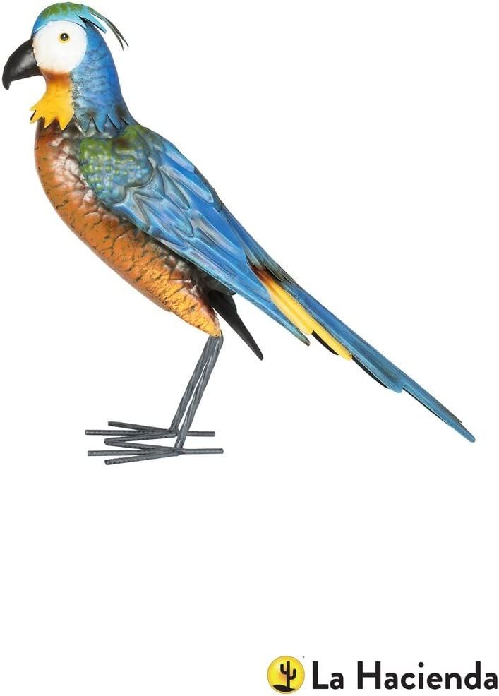 Rio Colourful Bird Metal Patio Animal Ornament