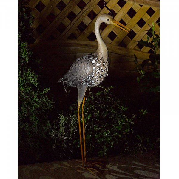Smart Garden Heron Metal Garden Solar Light Ornament