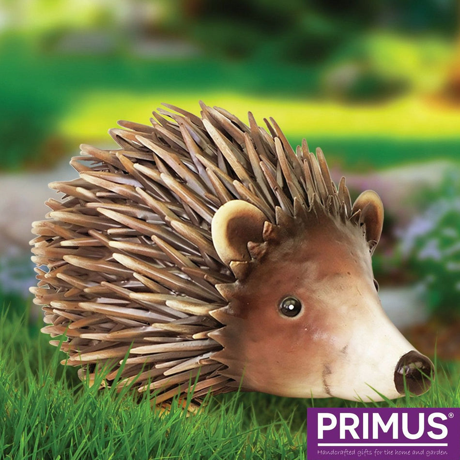 Primus Deluxe Metal Woodland Hedgehog Animal Patio Ornament Pq1821