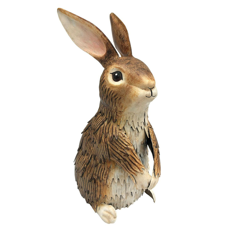 Primus Metal Inquisitive Brown Rabbit Animal Ornament
