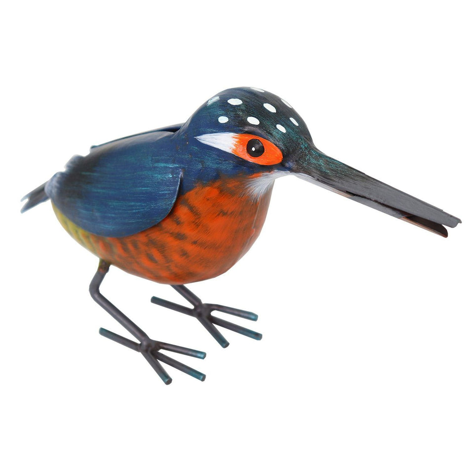 Primus Kingfisher Metal Garden Bird Ornament