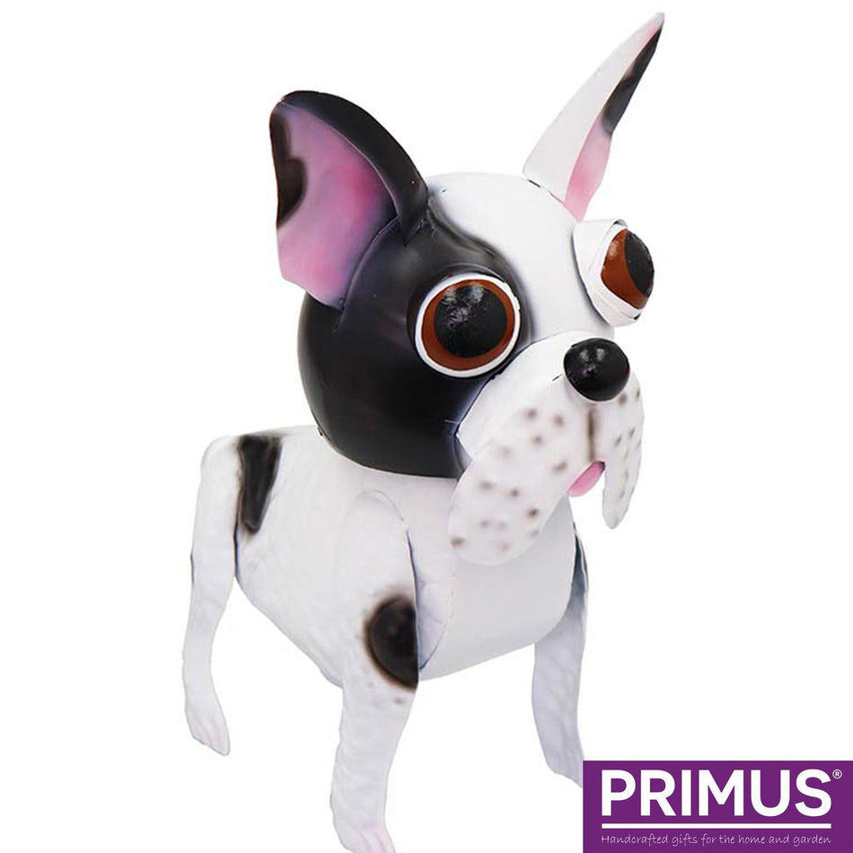 Primus Freddie French Bull Dog Metal Animal Ornament Bobble Buddies