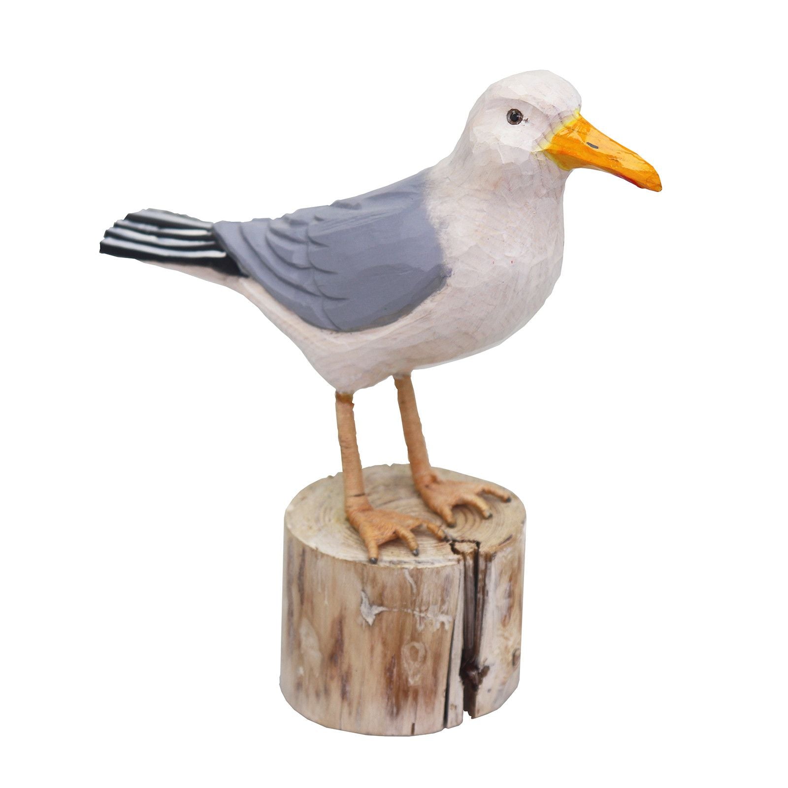 Primus Seagull Herring Gull Sea Bird Wooden Animal Ornament