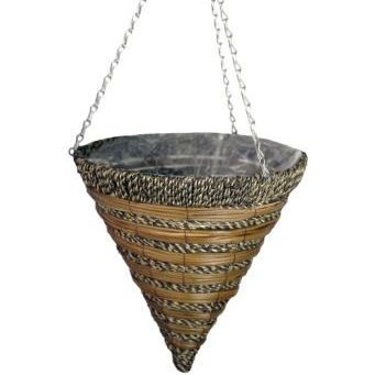 Gardman Sisal Rope & Fern Hanging Cone - 14'' / 35cm