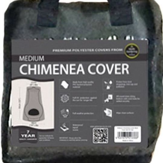 Garland Medium Chimenea Cover - Black Polyester W1336