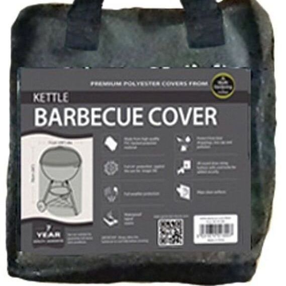 Garland Kettle Barbecue Bbq Cover Black Polyester W1300