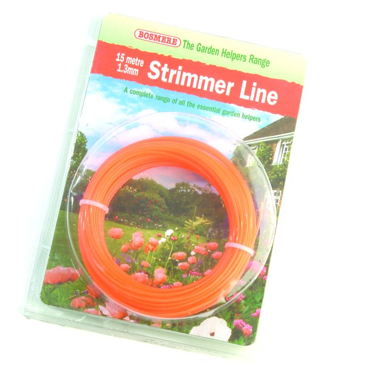 Bosmere Strimmer Line 15m X 1.3mm Plastic Strimmer Wire - H930